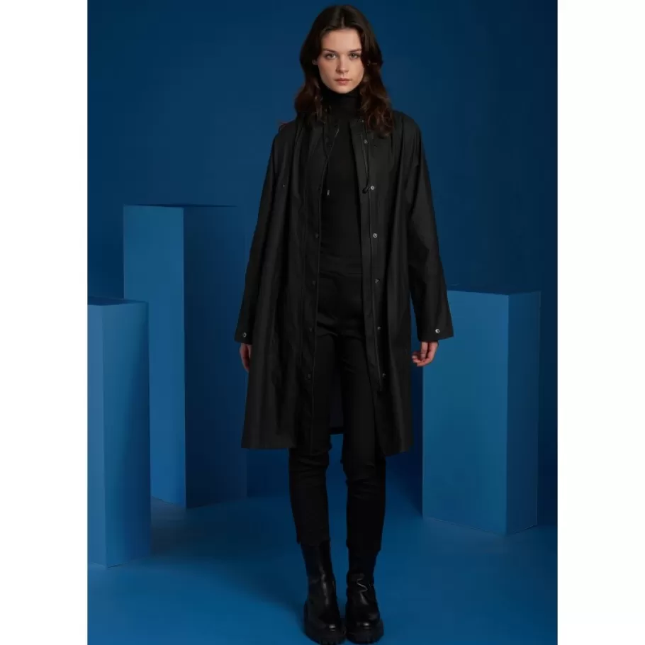 OAKWOOD Deluge Noir - Manteau Imperméable En Polyester Fashion