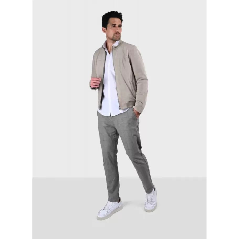 OAKWOOD Filip Yemen - Blouson Epure En Cuir Veritable De Chevre Velours Flash Sale