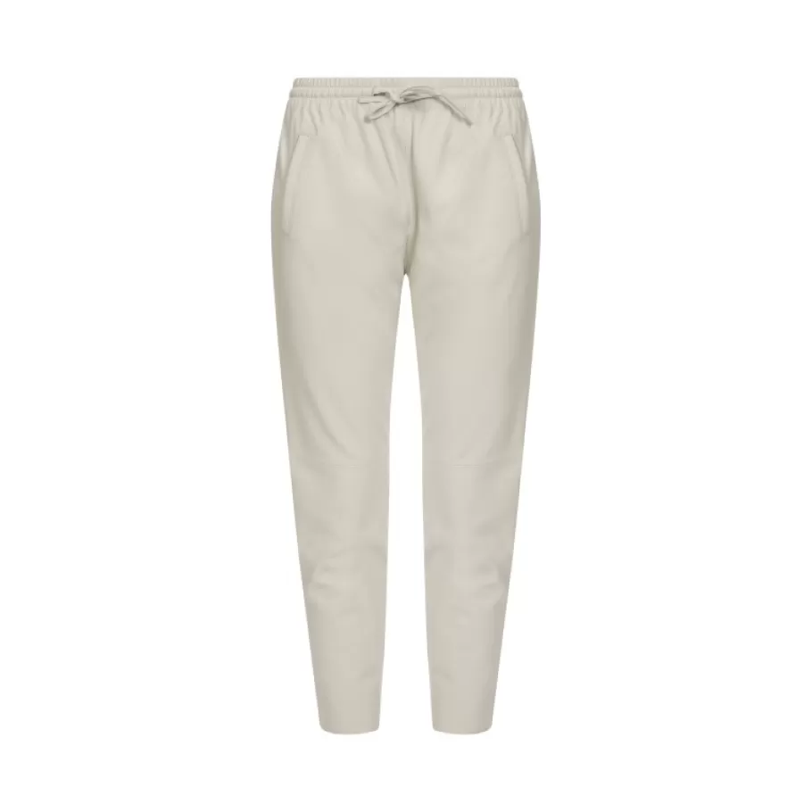 OAKWOOD Gift Blanc - Pantalon Jogpant Cuir Veritable Best Sale