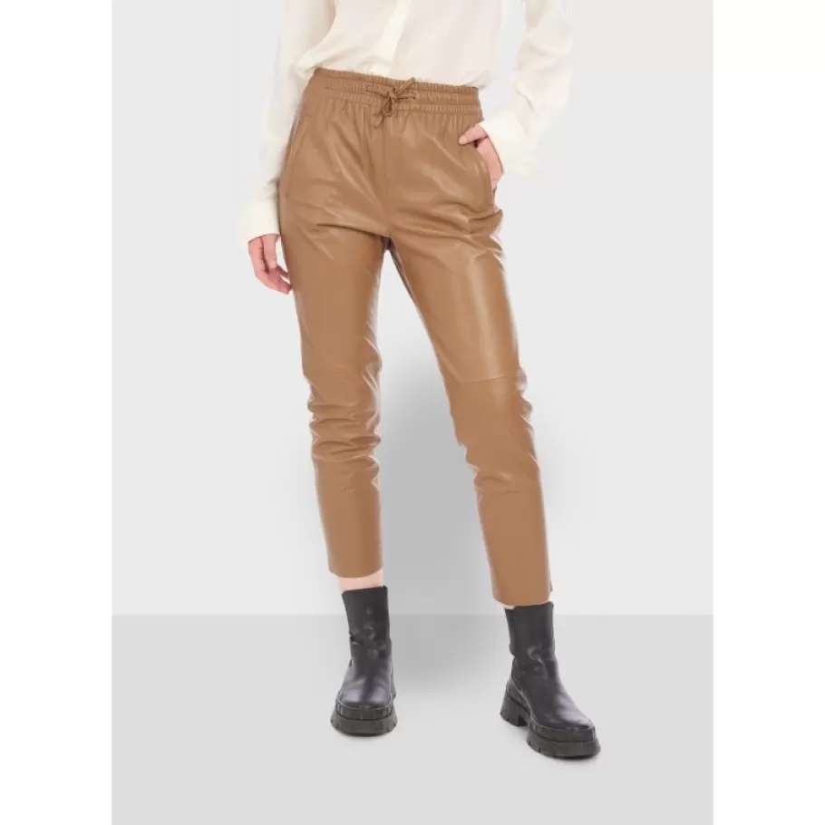 OAKWOOD Gift Cafe - Pantalon Jogpant Cuir Veritable Discount