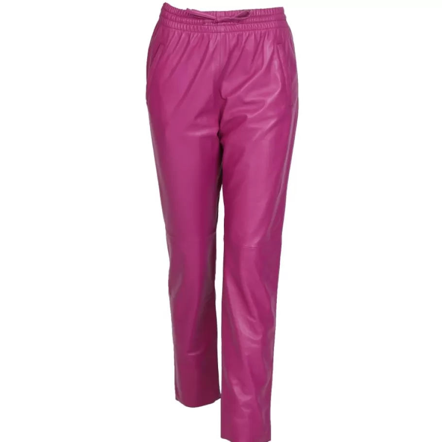 OAKWOOD Gift Mauve - Pantalon Jogpant Cuir Veritable Flash Sale