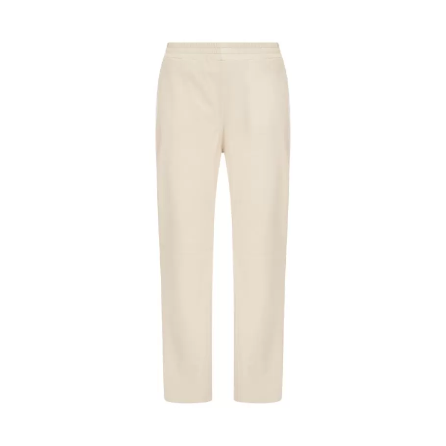OAKWOOD Mila Coquille - Pantalon Large Taille Haute En Cuir Veritable Shop