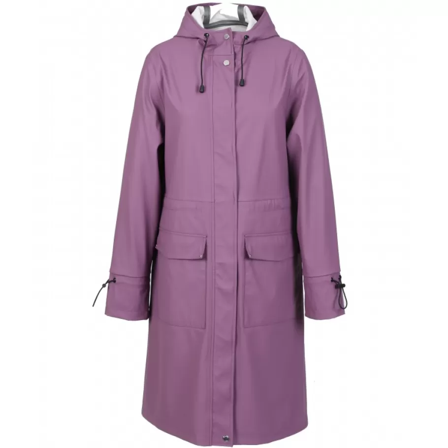 OAKWOOD Mistral Violet Clair - Manteau Imperméable En Polyester Clearance