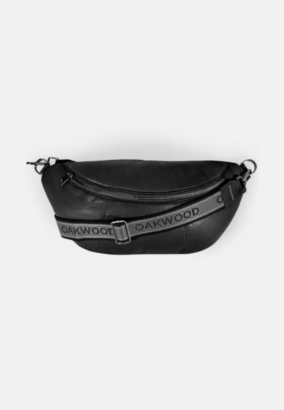 OAKWOOD Murillo Noir - Sac En Bandouiliere En Cuir Veritable Cheap