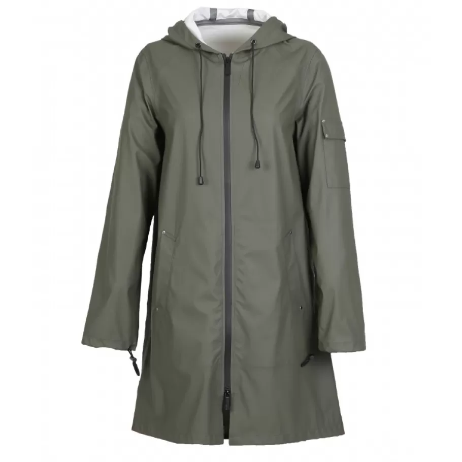 OAKWOOD Tempete Kaki - Manteau Imperméable En Polyester Cheap