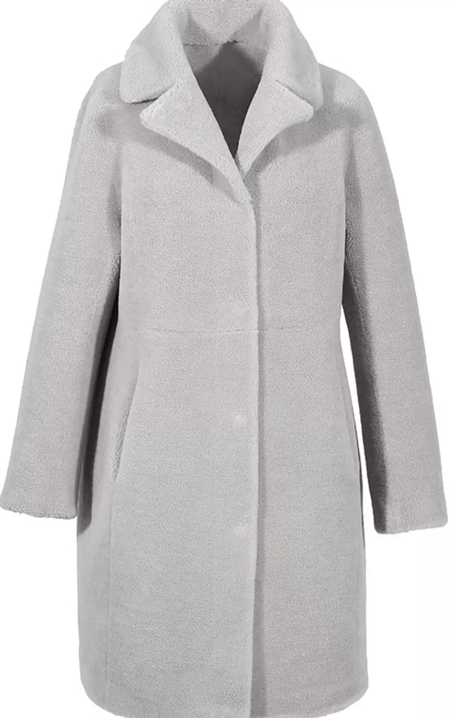 OAKWOOD Venus Gris - Manteau Reversible En Laine Outlet